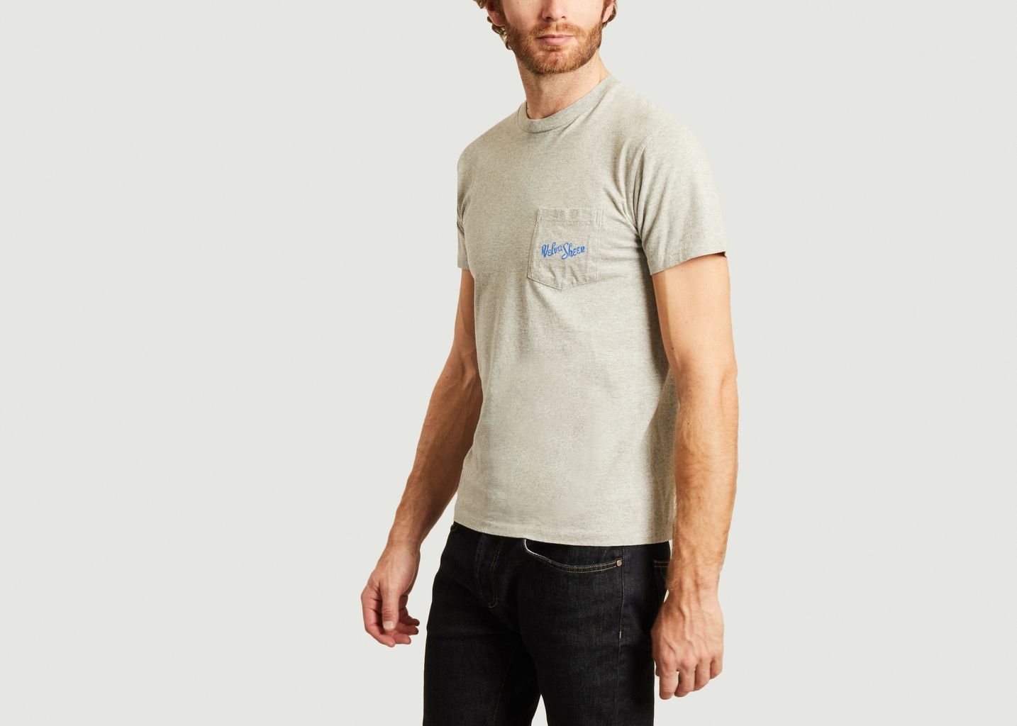 Tee-shirt poche et logo  - Velva Sheen